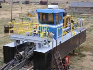 Dredging supply equipment in Texas