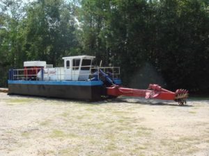 Dredging supply equipment in Texas