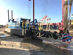 Dredging supply equipment in Texas