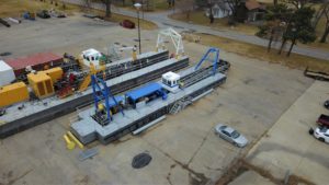 Dredging supply equipment in Texas