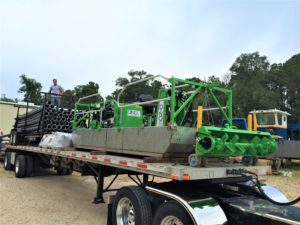 Dredging supply equipment in Texas