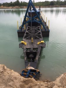 Dredging supply equipment in Texas