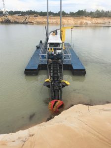 Dredging supply equipment in Texas